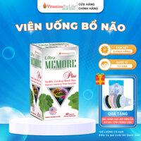Viên Uống Bổ Não Ultra Memore Plus Vitamins For Life Giúp Nâng Cao Hoạt Động Trí Óc (Hộp 30-60 Viên)