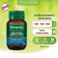 Viên uống bổ não và tuần hoàn máu não - Thompson's One a day Ginkgo 6000mg (60 Viên)