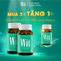 VIÊN UỐNG BỔ SÁNG MẮT WIT 60V GIẢM MỜ KHÔ MỎI MẮT CHO NGƯỜI LỚN VÀ TRẺ NGÀY UỐNG 1 VIÊN THÔI