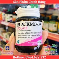 Viên Uống Bổ Sung Acid Folic Bà Bầu Blackmores Folate Của Úc (90 Viên)