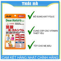 VIÊN UỐNG BỔ SUNG AXIT FOLIC CHO BẦU ASAHI 20 NGÀY NHẬT BẢN