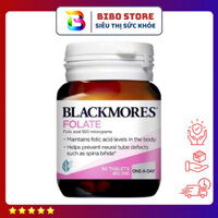 Viên Uống Bổ Sung Axit Folic Cho Mẹ Bầu Blackmores Folate 90 viên - Xuất xứ Úc