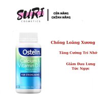 Viên Uống Bổ Sung C a n x i, phòng ngừa loãng xương Ostelin Vitamin D & Calcium For Strong Bones 130 Viên