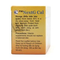 Viên Uống Bổ Sung Calci NextG Cal Hộp 60 Viê Chuối 18+