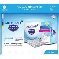 Viên Uống Bổ Sung Calci, Vitamin, Khoáng chất Kalci Nano Gold MEDSTAND (Hộp 30 Viên/60 Viên)