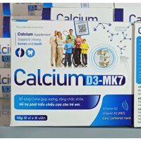 VIÊN UỐNG BỔ SUNG CALCIUM D3 - MK7. HỖ TRỢ GIÚP CHẮC XƯƠNG, RĂNG CHẮC KHỎE