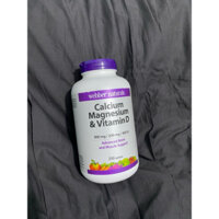 Viên uống bổ sung Calcium, Magie, Vitamin D3 Webber Naturals 250 viên - Hàng Úc