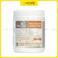 Viên Uống Bổ Sung Canxi BIO ISLAND - Milk Calcium Bone Care 150 Capsules (2~3 Viên/Ngày)