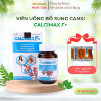 Viên uống bổ sung Canxi cho bà bầu, trẻ em, người lớn, giúp tăng chiều cao, hệ xương khớp - 30 viên [Calcimax F+] TRẮNG