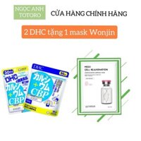 Viên uống Bổ sung Canxi DHC Calcium + CBP Nhật Bản tặng mặt nạ Wonjin