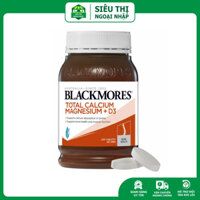 Viên uống bổ sung Canxi hỗ trợ xương khớp Total Calcium & Magnesium + D3 Blackmores Úc 200 viên