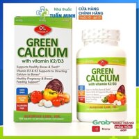 Viên Uống Bổ Sung Canxi Hữu Cơ Olympian Labs Green Calcium Giúp Xương Chắc Khỏe Hộp 100 Viên