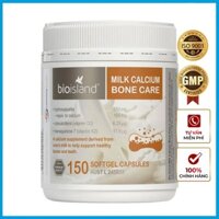 Viên Uống Bổ Sung Canxi Hữu Cơ Canxi Bio Island Milk Calcium Bone Care Úc 150 Viên