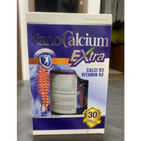Viên uống Bổ Sung Canxi Nano Calcium Extra CanxiD3 VitaminK2