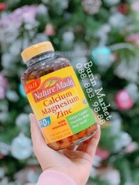 Viên uống bổ sung Canxi Nature Made Calcium 600mg Mỹ + D3 – 300 viên