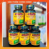 Viên Uống Bổ Sung Canxi Nature Made Super Calcium With Vitamin D 600mg Nhật Bản 120 Viên