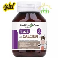 Viên uống bổ sung canxi sữa cho bé - Milk Calcium Healthy care, lọ 60 viên của Úc