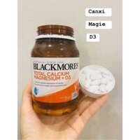 Viên uống bổ sung Canxi Total Calcium & Magnesium + D3 Blackmores, 200 viên