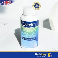 Viên uống Bổ sung Canxi và Vitamin D3 Ostelin Úc 130 viên cho mẹ bầu