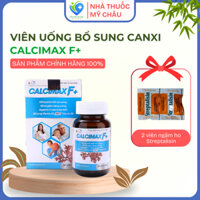 Viên uống bổ sung Canxi Calcimax F+ cho bà bầu, trẻ em, người lớn, giúp tăng chiều cao, hệ xương khớp, hộp 30 viên