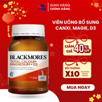 Viên uống bổ sung Canxi, Magie, D3, Blackmores Total Calcium & Magnesium + D3 của Úc 200 viên - AUS Việt Nam