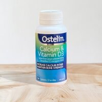 Viên uống bổ sung Canxi Calcium & Vitamin D3 cho mẹ bầu Ostelin 130 viên