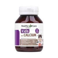 Viên uống bổ sung canxi Healthy Care Kids Milk Calcium của Úc, 60 viên