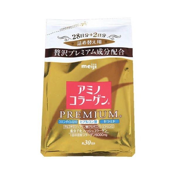 Viên uống bổ sung collagen Meiji Collagen Q10 Primium