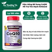 Viên Uống Bổ Sung CoQ10 300mg Hỗ Trợ Tim Mạch Kirkland - 100 Viên