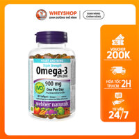 Viên uống bổ sung dầu cá Omega 3 Triple Strength (80 viên) - WHEYSHOP HCM