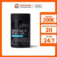 Viên uống bổ sung dầu cá SR Triple Strength Omega-3 Fish Oil (90 viên | 120 viên| 150 viên| 180 viên) - WHEYSHOP