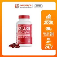 Viên uống bổ sung dầu nhuyễn thể Bronson Antarctic Krill Oil Omega-3 EPA/DHA 1000 mg ( 60V - 120V -180V ) - WHEYSHOP HCM