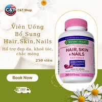 Viên Uống Bổ Sung Đẹp Da Tóc Móng Hair Skin Nail Nature's Bounty 250 Viên