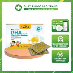 Viên uống bổ sung DHA cho trẻ Blossom Super DHA For Kids 30 viên