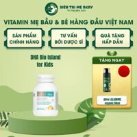 Viên uống bổ sung DHA cho trẻ từ 7 tháng tuổi Bio Island DHA Kids 60 viên- Mẹ Akay