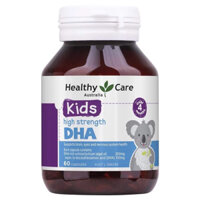 Viên Uống Bổ Sung DHA Úc Cho Bé Từ 4 tháng Healthy Care Kids DHA 60Viên