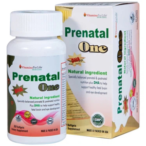 Viên uống bổ sung dinh dưỡng cho phụ nữ có thai prenatal one dha 30 viên