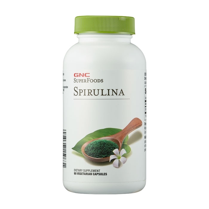 Viên uống bổ sung dinh dưỡng Spirulina GNC 500mg