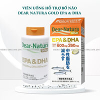 Viên uống bổ sung EPA 600mg, DHA Dear Natura Gold bổ não