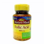 Viên uống bổ sung Folic Acid 400mcg Nature Made 250 viên