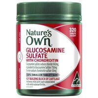 Viên uống bổ sung Glucosamine sulfate + Chondroitin Nature's Own, 320 viên - Hàng Úc