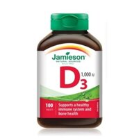 Viên uống bổ sung Jamieson Vitamin D3 1000IU Canada