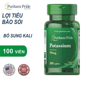 Viên uống bổ sung Kali Puritan's Pride Potassium Citrate 100 viên