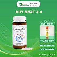 Viên Uống Bổ Sung Kẽm & Vitamin C Sanct Bernhard Vitamin C + Zink Giúp Tăng Đề Kháng 60 Viên/Hộp