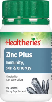 Viên uống bổ sung kẽm – Healtheries Zinc Plus 90 viên