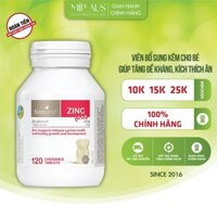 Viên Uống Bổ Sung Kẽm, Giúp Bé Kích Thích Ăn Ngon, Tăng Cường Hệ Miễn Dịch Cho Bé - Bioisland Zinc Kid - 120 viên