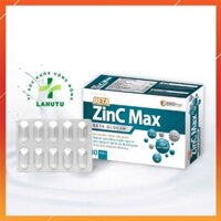 Viên Uống Bổ Sung Kẽm Lysin Betaglucan Zinc Max Giúp Ăn Ngon Miệng Tăng Đề Kháng LAHUTU [Hộp 30viên]