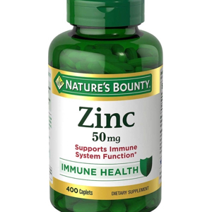 Viên uống bổ sung kẽm Nature’s Bounty Zinc 50mg 400 viên