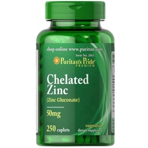 Viên uống bổ sung kẽm Puritan's Pride Zinc Chelate 50mg