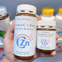 Viên Uống Bổ Sung Kẽm Vitamin C + Zink Sanct Bernhard Hỗ Trợ Làm Đẹp & Tăng Cường Sinh Lực 180viên